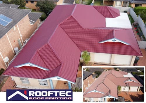 Rooftec roof painting - Newcastle
