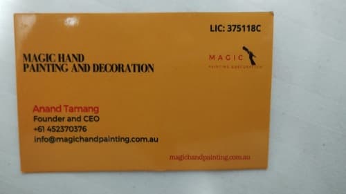 Magic hand painting and decoration Sydney